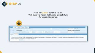 How to file Null Sales Tax Return - Single Sales Tax Return