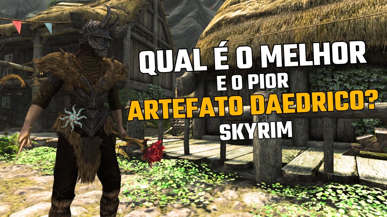 SKYRIM - DO PIOR ATÉ O MELHOR ARTEFATO DAEDRICO DO JOGO #skyrim