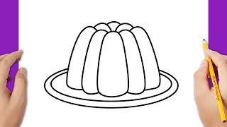 How To Draw A Jelly Pudding