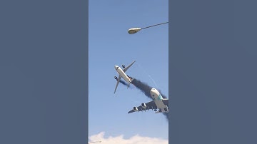 Shocking Airbus A380 Near Miss with Burning Plane!