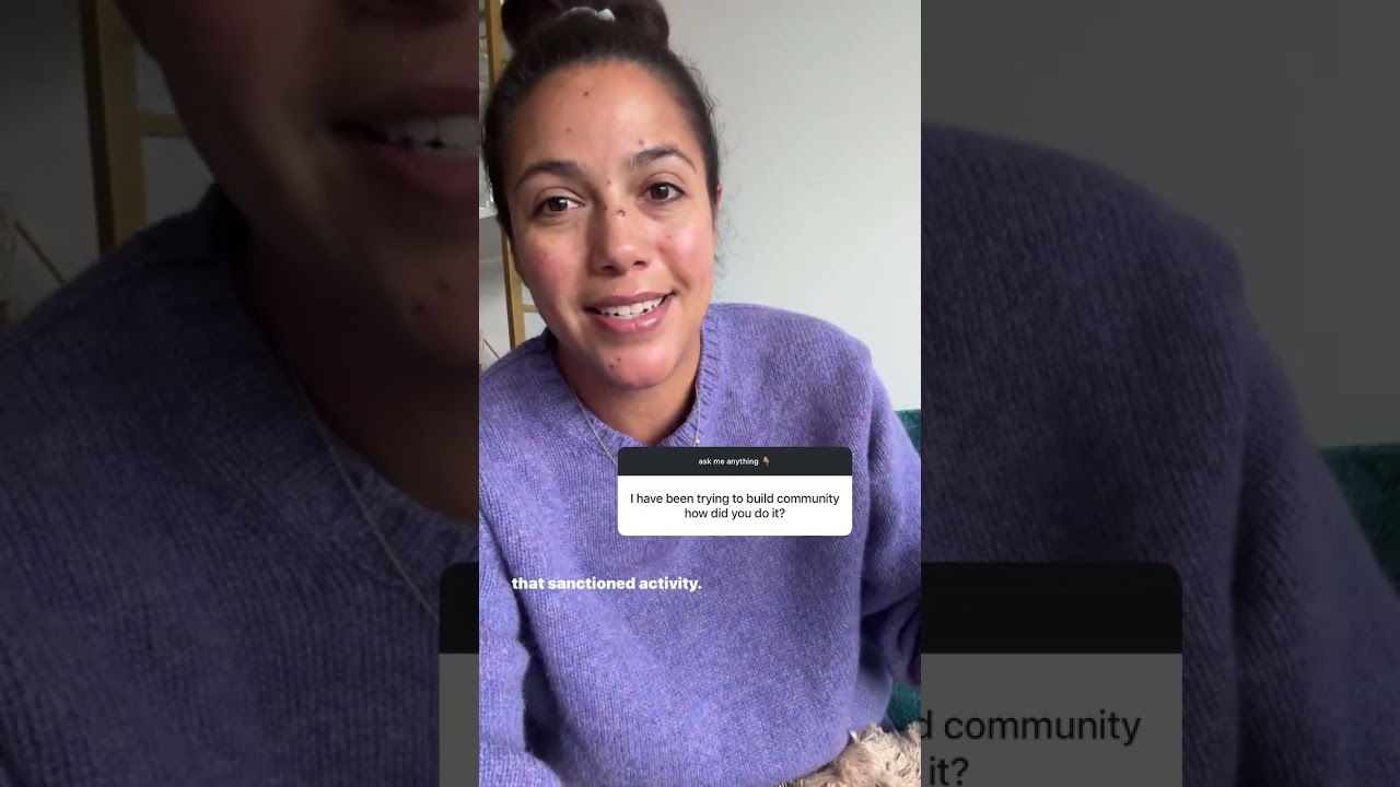 The first step to building community is finding something where the same people show up regularly.