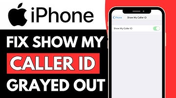 How to Fix “SHOW MY CALLER ID” GRAYED OUT on iPhone | Caller ID not Showing on iOS 18
