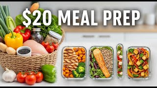 $20 Dollar Tree Meal Prep Challenge (Feed Your Family for a Week!) | CooklyEats