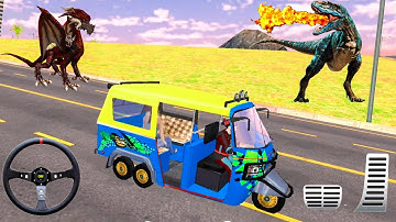 Tuk Tuk Auto Rickshaw Sim #49 - Gameplay Walkthrough  Android Ios Games