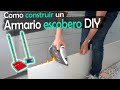 Armario escobero DIY para la cocina o galería | Español | 4K