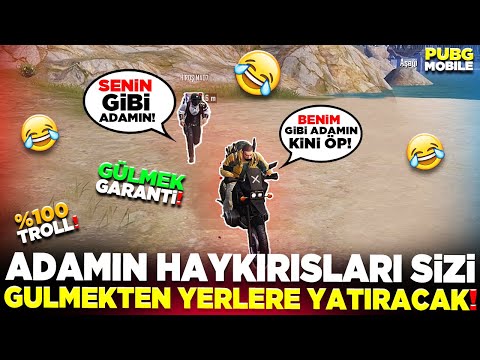 ADAMIN HAYKIRIŞLARI SİZİ GÜLMEKTEN YERLERE YATIRACAK!! 🤣 | PUBG MOBILE