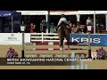 British Showjumping National Championships | 1m Horse Warm Up
