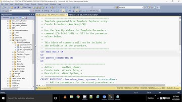 Day 14 of 60 - All about Stored Procedure .