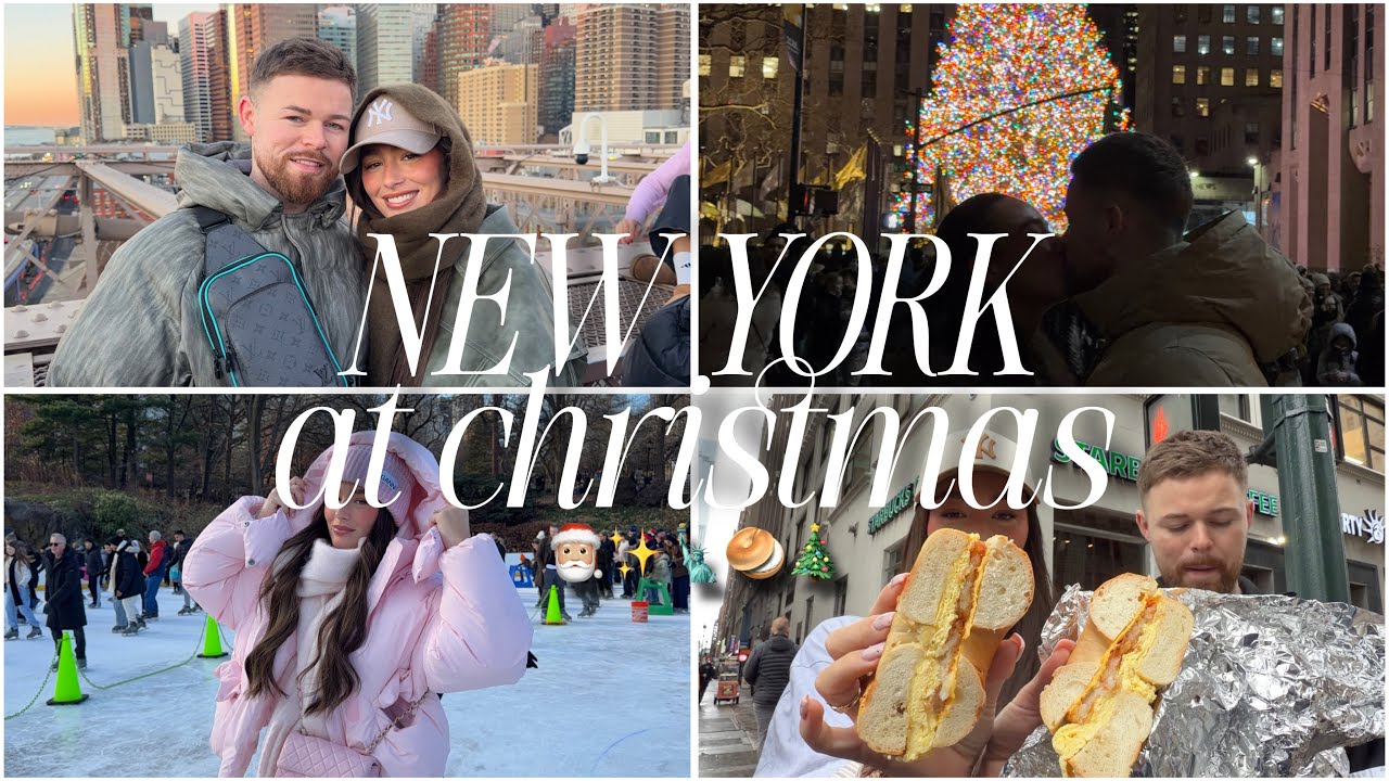 NEW YORK AT CHRISTMAS ❄️ | skating in central park, sunrise + more! ✨