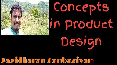 Concepts in Product Design