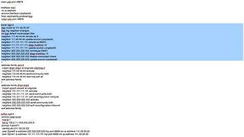 ACI GOLF Part 2 - GOLF Router Day-0 config