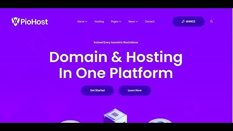 Piohost - Domain and Web Hosting Service WordPress Theme | WHMCS Theme