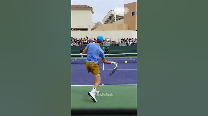 Forehand Compilation - Jannik Sinner Slow Motion Back View 1 #Shorts
