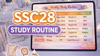Ssc 28 Study Routine  Weekly Study Plan For A Preparation 