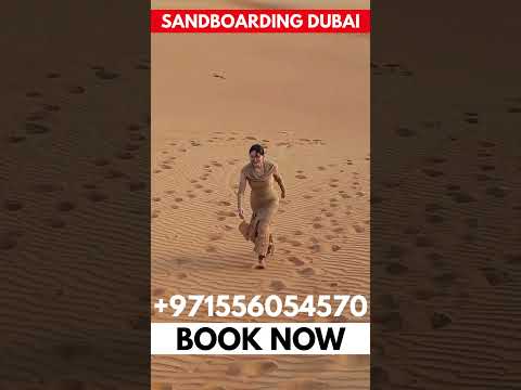 Dubai Desert Safari with Sand Boarding Best Safari Adventure Activities Best Desert Safari #foryou