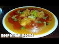 beef nihari recipe💯|| how to make beef nihari recipe by cooking with meerab style 👍