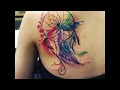 Hình xăm dreamcatcher màu nước - Watercolor dreamcatcher tattoo- VNStyle Tattoo & Piercing