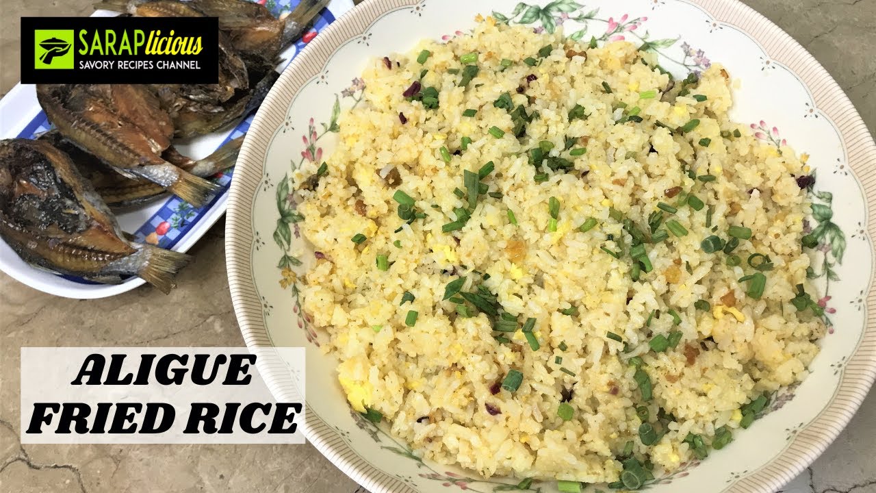 Easy Aligue Fried Rice YouTube