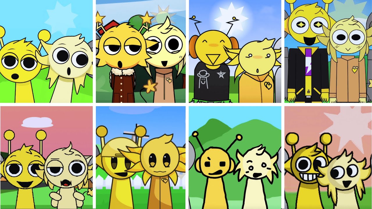 Incredibox - Sprunki but ONLY SMOL and SIMON in ALL Different Mods