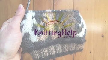 Intarsia/Color-Stranding Hybrid - KnittingHelp.com - Advanced Topic