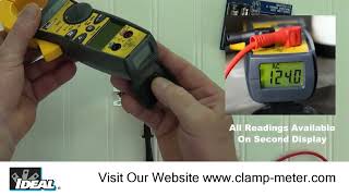 IDEAL TightSight Clamp Meter  Resistance and Continuity