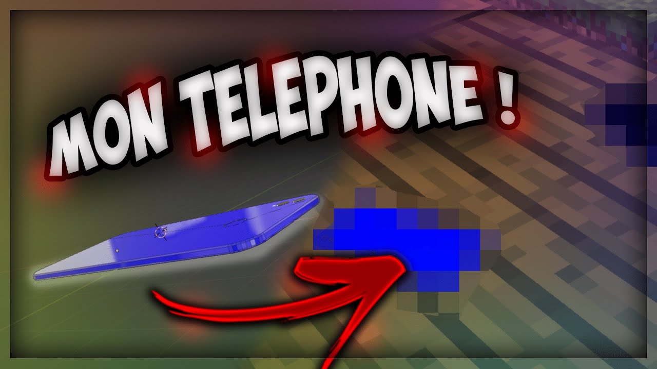 MON TÉLÉPHONE DANS MINECRAFT ! - YouTube