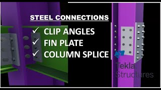 COLUMN SPLICE CONNECTION 2 - TEKLA STRUCTURES