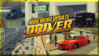 Driver San Francisco| Massive Mod Menu Update 2021|Garage Teleport, Car Swap, Traffic Changer & More