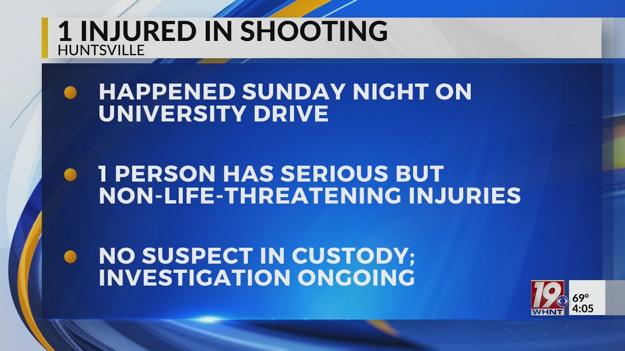 Huntsville Police Investigating Sunday Night Shooting Feb. 20, 2023