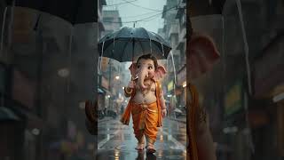 Ganesh Ji Walking 🚩 | Ganpati Bappa Morya 🙏 | AI Cinematic Video #Shorts #viral #god