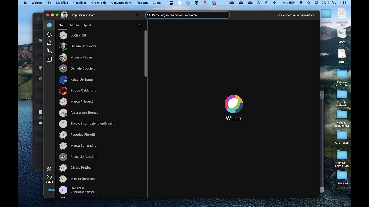 webex icon does not show on menu bar on mac webex icon does not show on menu bar on mac