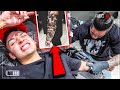 GETTING MY FIRST TATTOO... **PAINFUL**