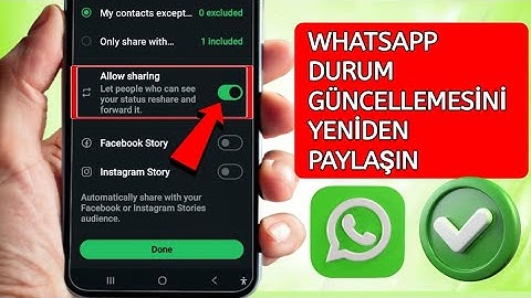 The Problem of Allow WhatsApp Status Sharing Option Not Visible New Update 2025 |