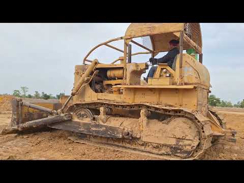 รีวิวสายดันในตำนานหาดูยากยังหล่อจัด KOMATSU D80A BULLDOZER