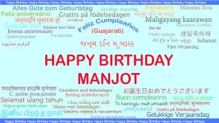 Manjot   Languages Idiomas - Happy Birthday