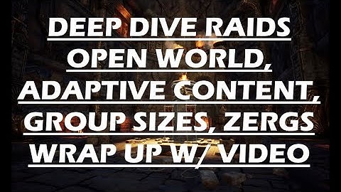 Ashes of Creation Deep Dive Series - Raids - Open World,Adaptive Content, Group sizes,Zergs, Wrap Up