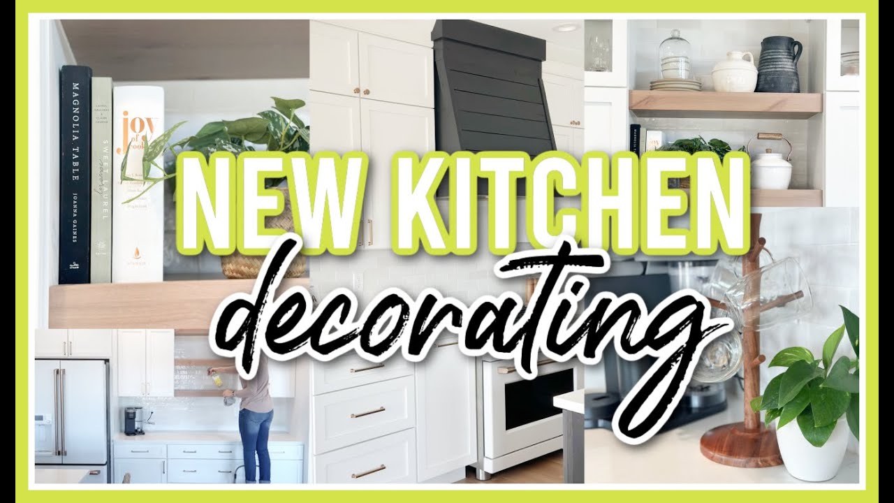 KITCHEN DECOR IDEAS | DECORATING OUR NEW KITCHEN MAY 2024 - YouTube