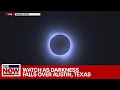 WATCH: Solar eclipse darkens the sky over Austin, Texas | LiveNOW from FOX