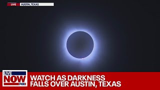 WATCH: Solar eclipse darkens the sky over Austin, Texas | LiveNOW from FOX