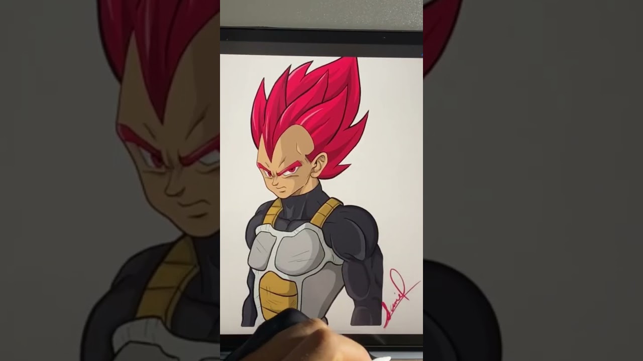 Vegeta Super Sayan Rose | Suriel Art