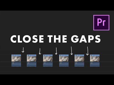 How To Close ALL Gaps with One Click | Premiere Pro Tutorial