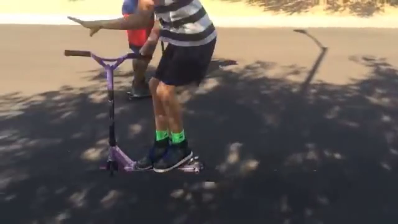 How To Do A Barspin On A Scooter EASY! YouTube