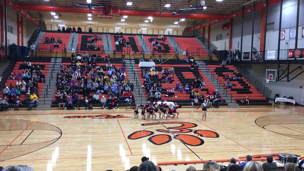 Pom Dance Edwardsville Competition 01/18/20 YouTube