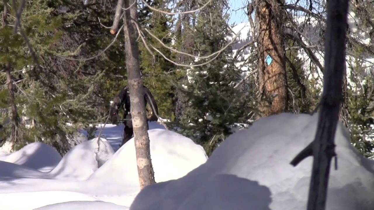 Snowbiking Rabbit Ears Pass 2013 - YouTube