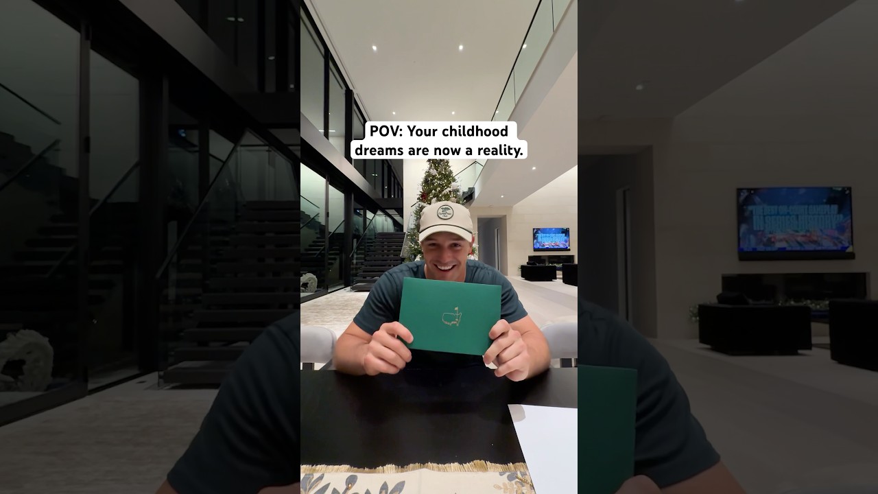 Every golf kids dream… an invitation to The Masters