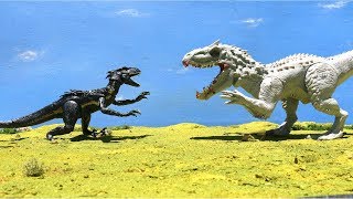 Indoraptor Vs Indominus Rex - Full Battle Hd Fan-Film