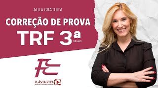 Aula de Português para o Concurso do TRF 3 / FCC / CORREÇÃO DE PROVA - Prof.ᵃ Flávia Rita.