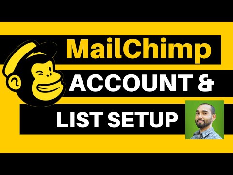 How to Set Up MailChimp Account and Add Email Lists - Full FREE Email Marketing Tutorial - Lesson 4