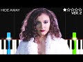 Daya - Hide Away | EASY Piano Tutorial