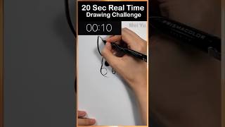 This is CRAZY! 🤯 20 Sec Real-Time Drawing Art Challenge: Draw with Mei Anime Book Pre-Order